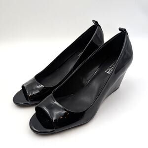 Reaction Kenneth Cole Elinor Wedge Pumps Women's Black Size US8.5 EU39.5